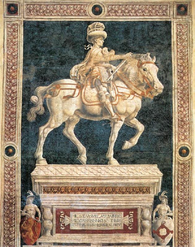 Andrea del Castagno Monument to Niccolo  da Tolentino China oil painting art